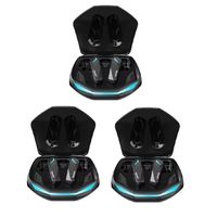 Set de 3 audífonos Bluetooth GM2 Pro TWS - Negro