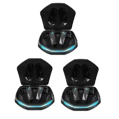 LENOVO - Set de 3 audífonos Bluetooth GM2 Pro TWS - Negro
