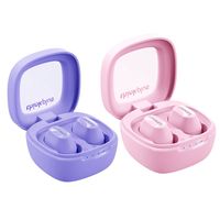 Set de 2 audífonos XT62 Bluetooth 5.3 - Morado y Rosa