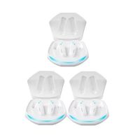 Set de 3 audífonos Bluetooth GM2 Pro - Blanco