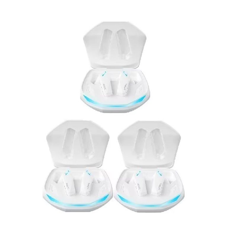 LENOVO - Set de 3 audífonos Bluetooth Lenovo GM2 Pro - Blanco