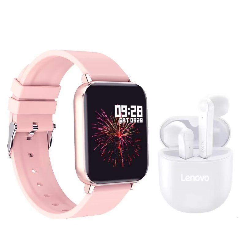 LENOVO - Audífonos Lenovo PD1 - Blanco + Toumi Watch 2 - Rosa