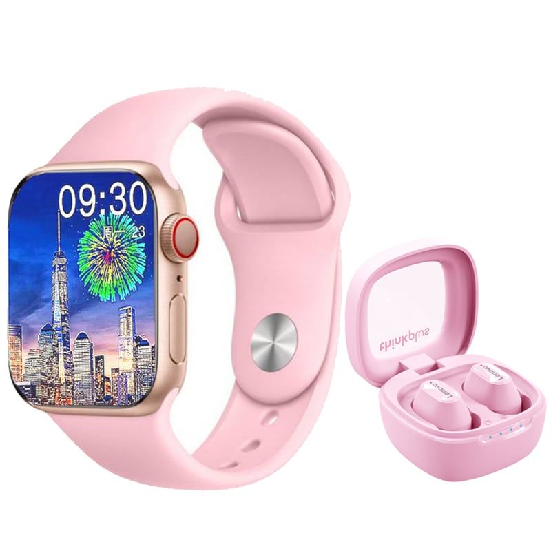 LENOVO - Audífonos Lenovo XT62 - Rosa y Toumi watch S9 PRO-P