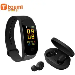 BRO TOUMI - Toumi Band 6 Pro Pulsera y Toumi A6S DE Audifonos Bluetooth