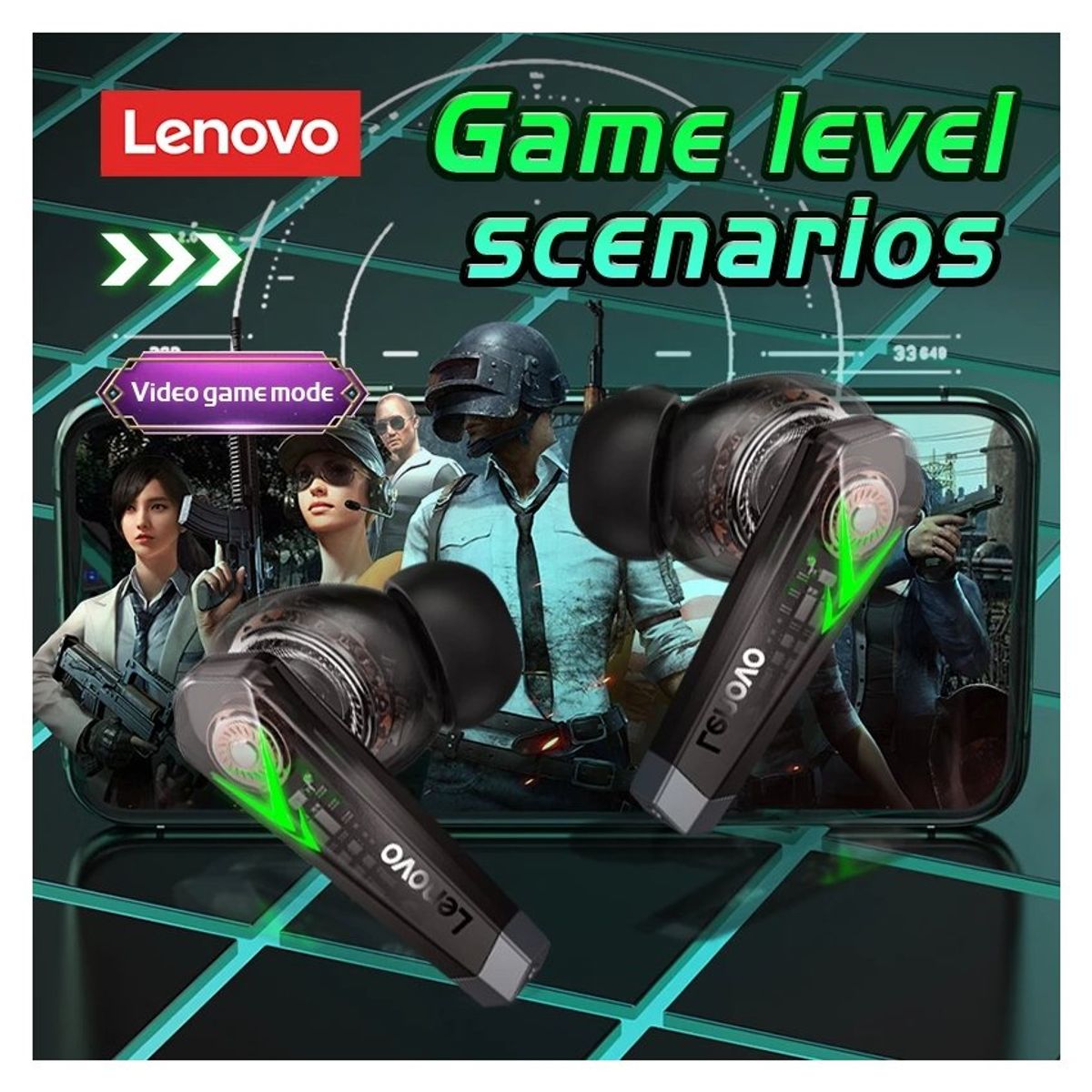 LENOVO - Audífonos Inalámbricos Lenovo LP6