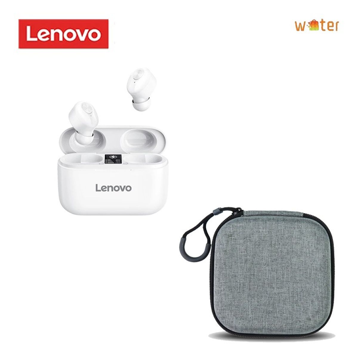 LENOVO - Audífonos Lenovo HT18 Bluetooth - Negro + Estuche
