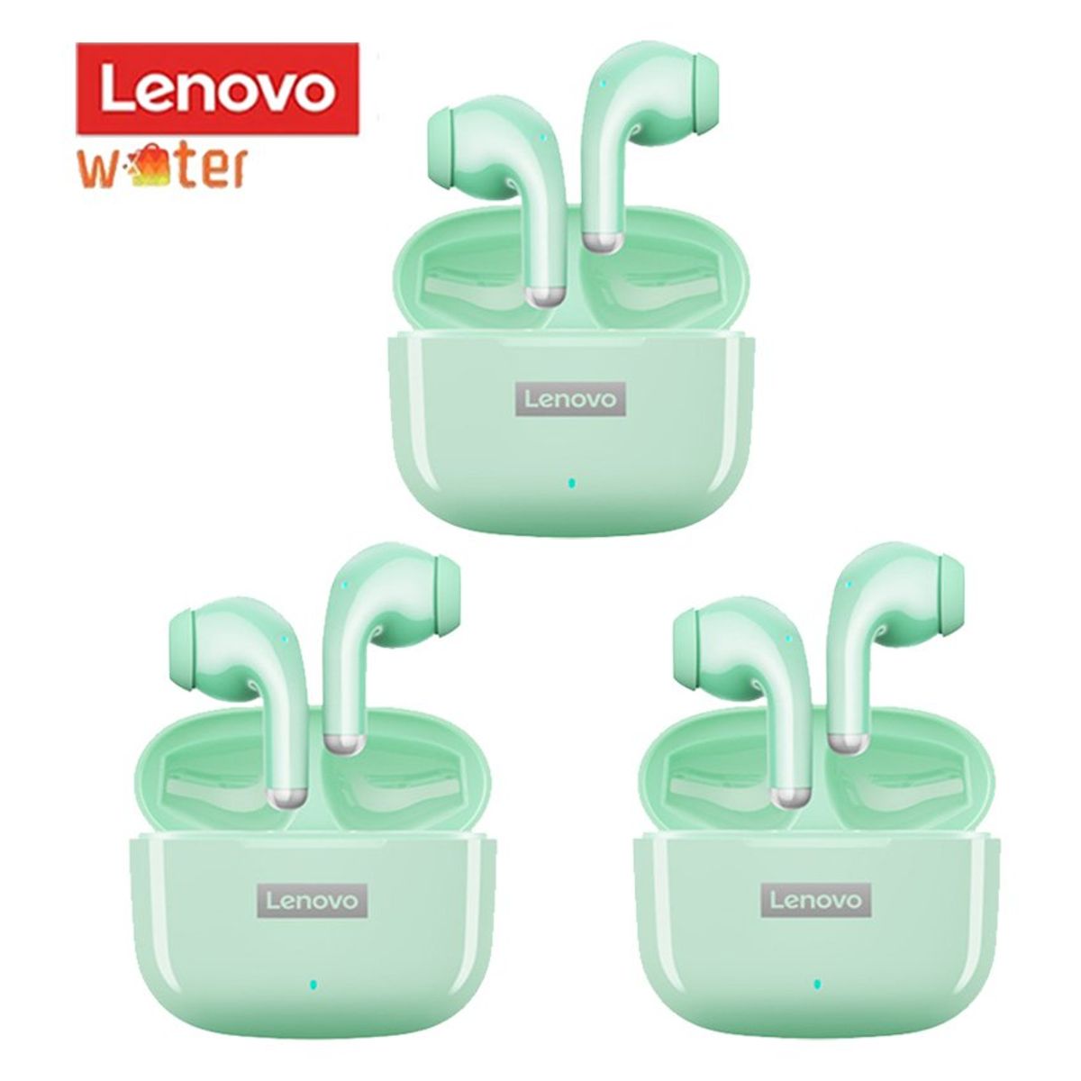 LENOVO - Set de 3 Audífonos Lenovo LP40 Pro