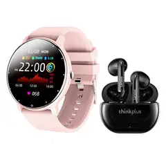 LENOVO - Audífonos xt93 tws-Negro y toumi fit 2 watch-Rosa