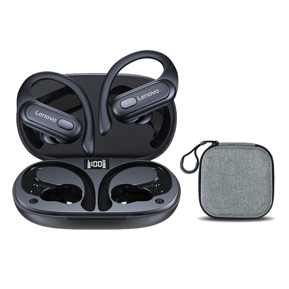 LENOVO - Audífonos Lenovo XT60 Estuche - Negro