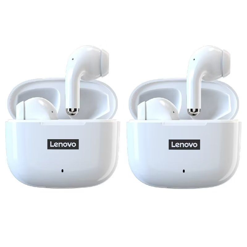LENOVO - Set de 2 audífonos Lenovo LP40 Pro TWS - Blanco