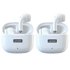 LENOVO - Set de 2 audífonos LP40 Pro TWS - Blanco