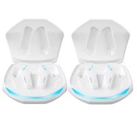 Set de 2 audífonos GM2 Pro Bluetooth 5.3 - Blanco