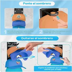 GENERICO - 2 Piezas Gancho Organizador De Gorras
