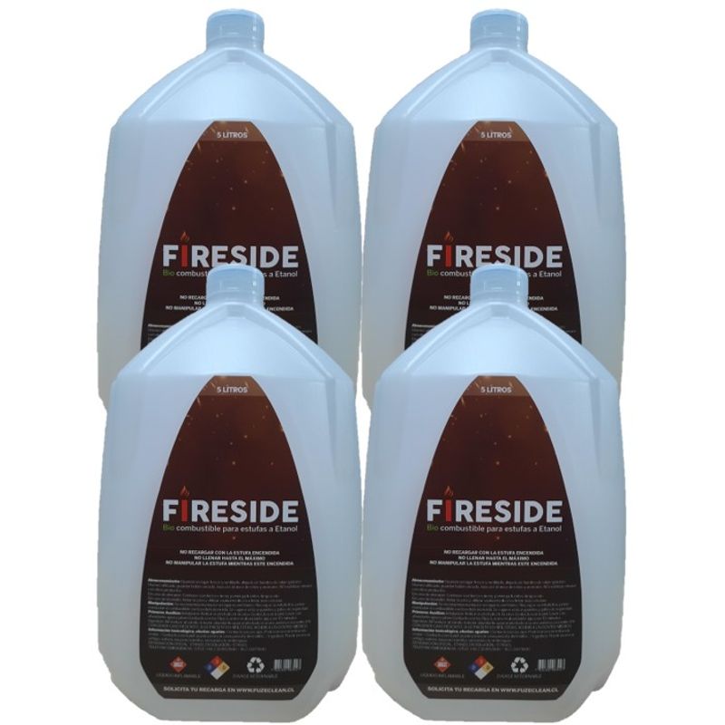 FUZE CLEAN - Bioetanol / Etanol  para estufas y calefactores PACK 20 LITROS