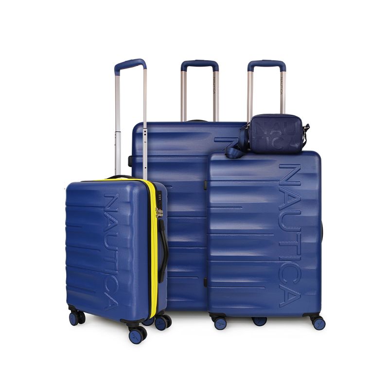 NAUTICA - Set 3 Maletas Ibiza S+M+L azul + bandolera Emma blue Nautica