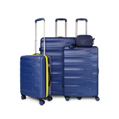 NAUTICA - Set 3 Maletas Ibiza S+M+L azul + bandolera Emma blue