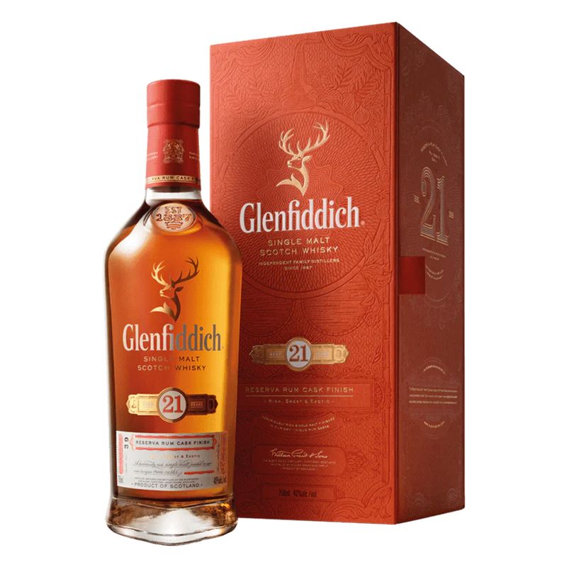 GLENFIDDICH - Whisky Glenfiddich Single Malt 21 Años 750cc