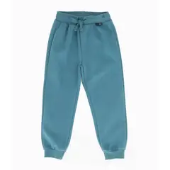 BLACK AND BLUE - Pantalón de buzo niño jogger petróleo