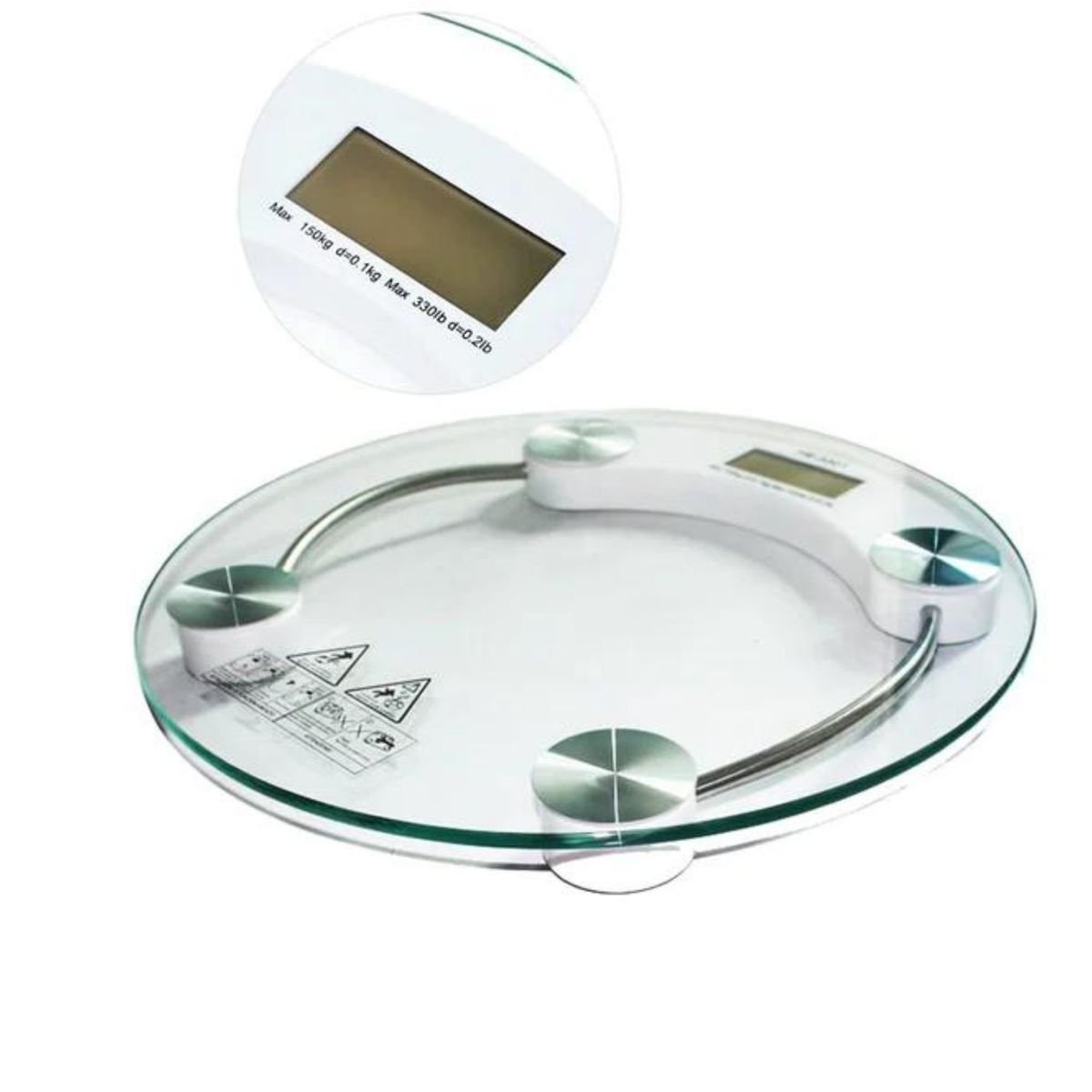 INVENCIBLE - BALANZA PESA DE BAÑO DIGITAL VIDRIO AI70