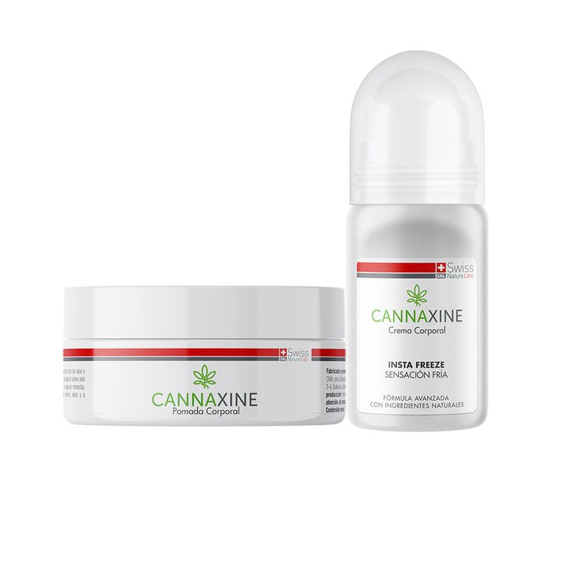 SWISS NATURE LABS - KIT Cannaxine Pomada - 1 Unidades + Cannaxine Roll On