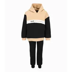 BLACK AND BLUE - Buzo niño con diseño beige