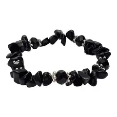 GENERICO - Pulsera Obsidiana Piedras Naturales Energética