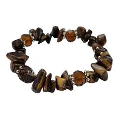 GENERICO - Pulsera Ojo De Tigre Piedras Naturales Energética