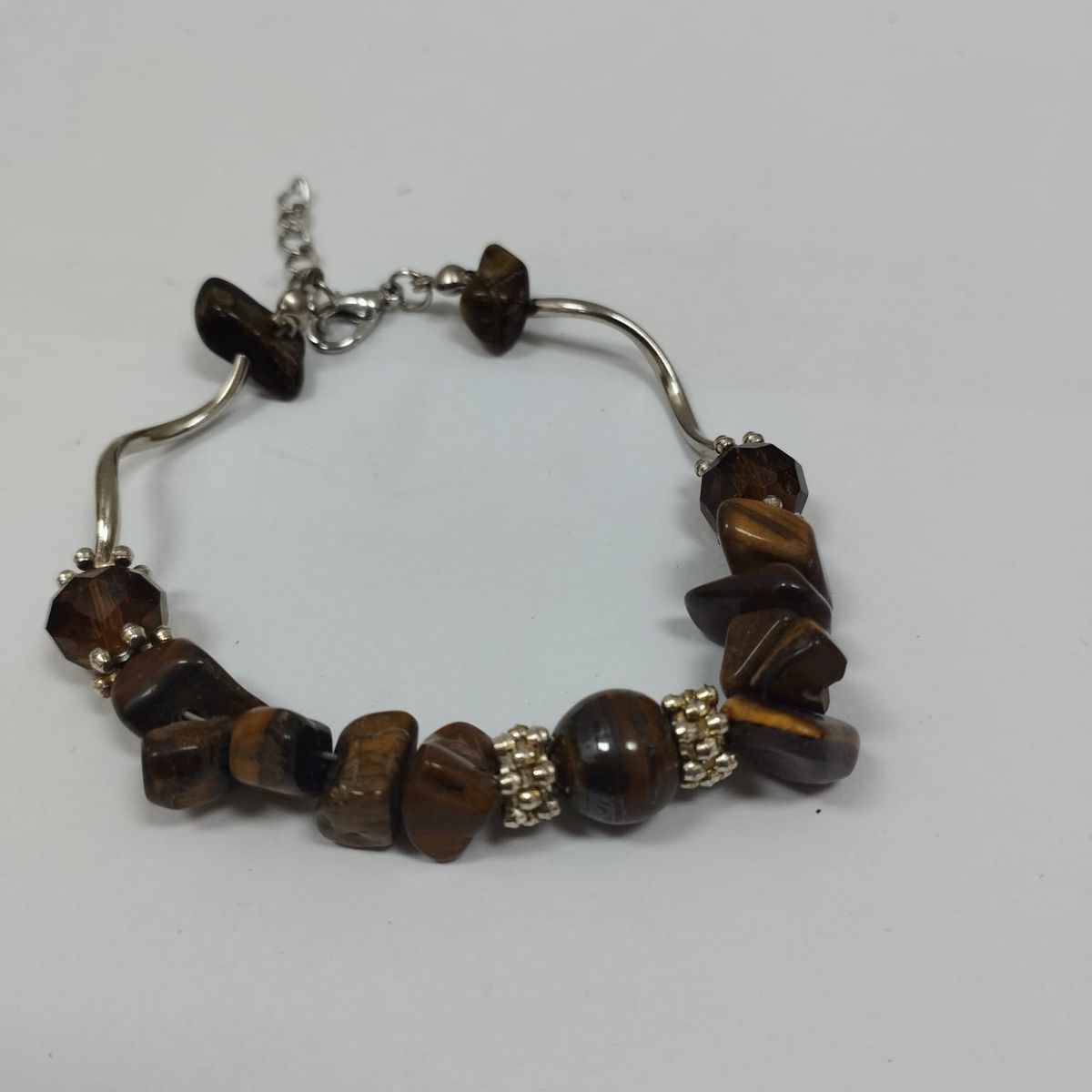GENERICO - Pulsera Ojo De Tigre Piedras Naturales Energética