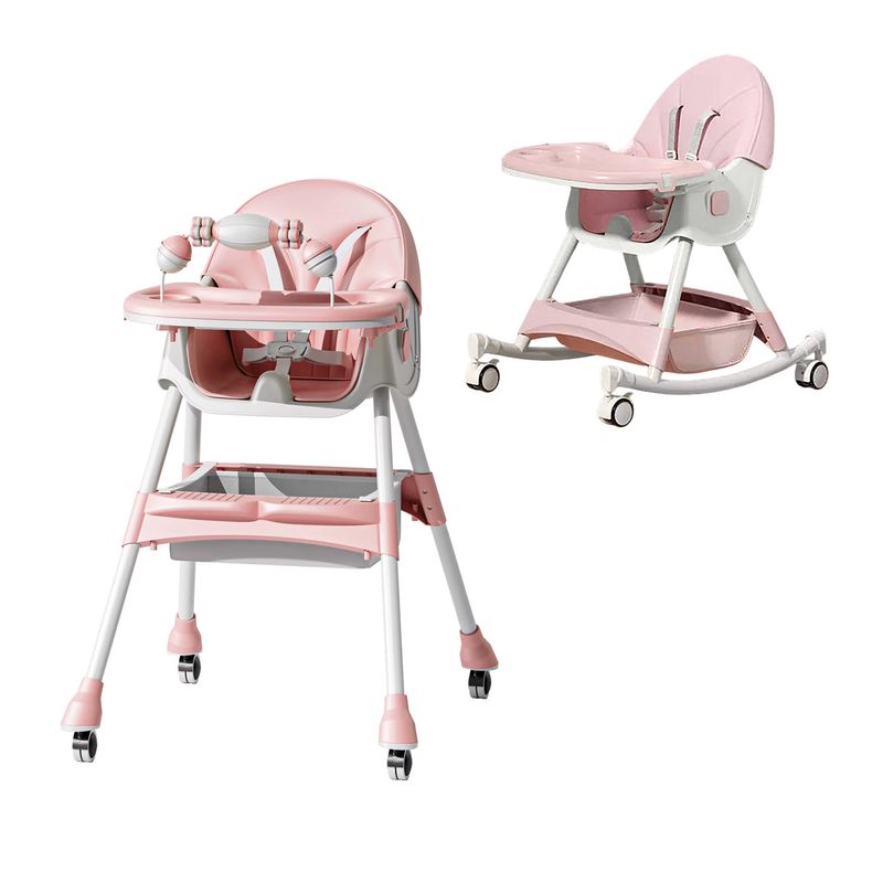 ALPHA - Silla Comer Mecedora 2 En 1 Bebe Reclinable Safe Baby