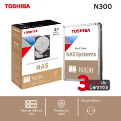 TOSHIBA - DISCO INTERNO N300 8TB HDWG780XZSTA
