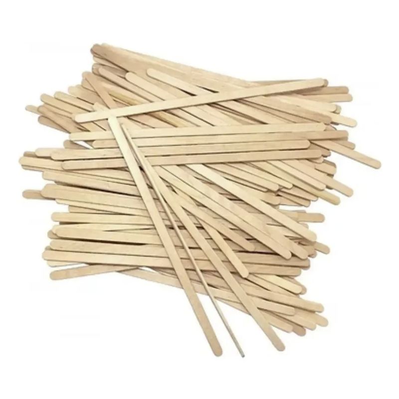 GENERICO - Revolvedor De Madera 14cm Para Café Té Chocolate Fsc 1000u