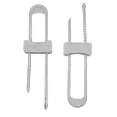 SAFETY 1ST - Kit 2 Pack Bloqueo de Doble Puerta SAFETY 1ST, Blanco