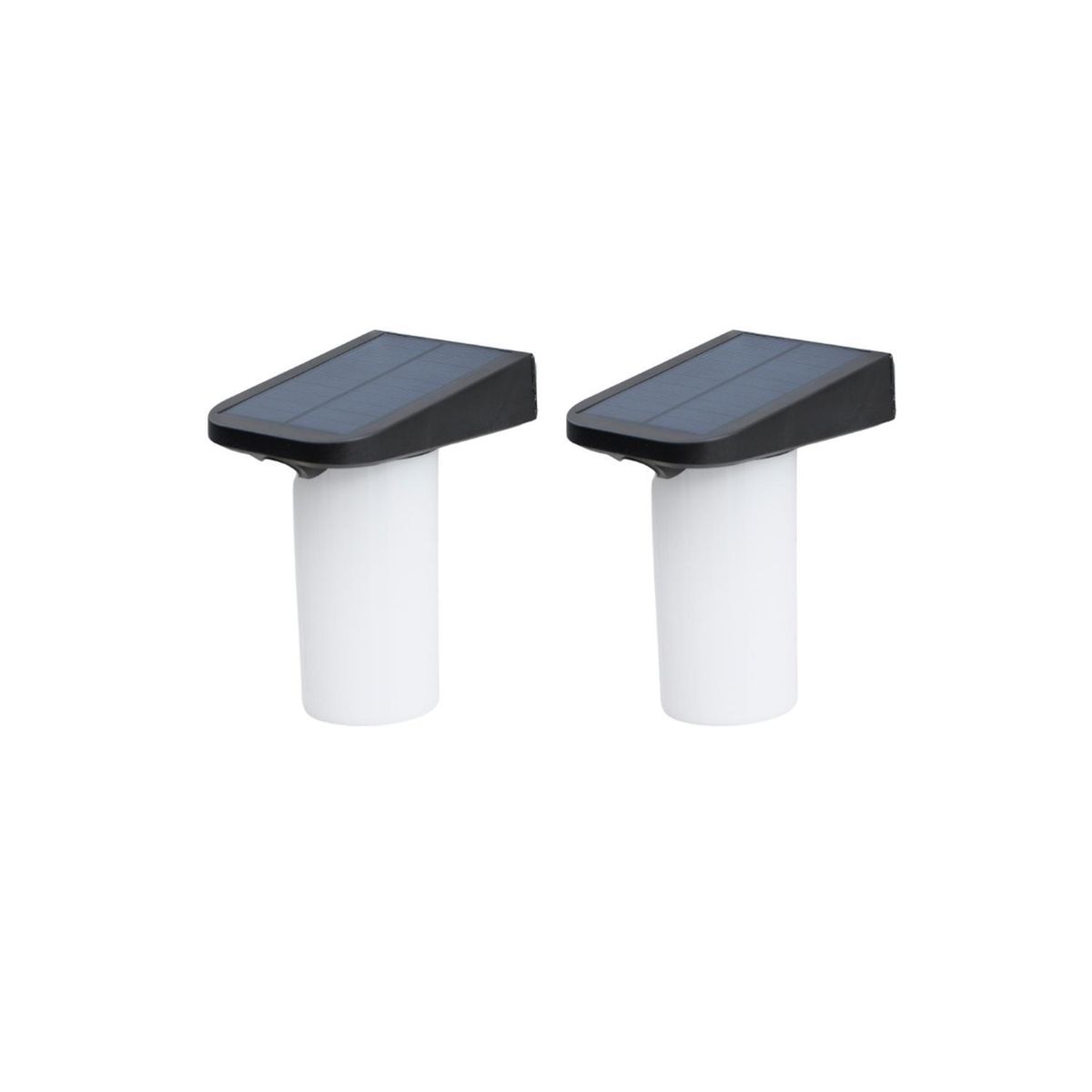 PRO OUTDOOR - 2 Unidades Aplique Solar vertical Sin Base Contra Agua Con Sensor De Movimiento