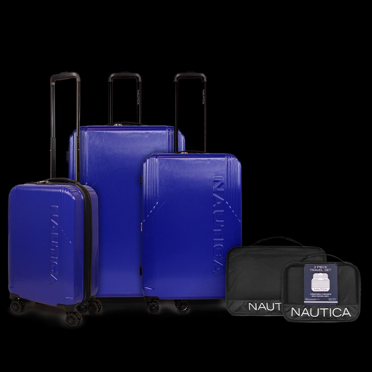 NAUTICA - Set Nautica 3 Maletas Hope S+M+L + Organizador