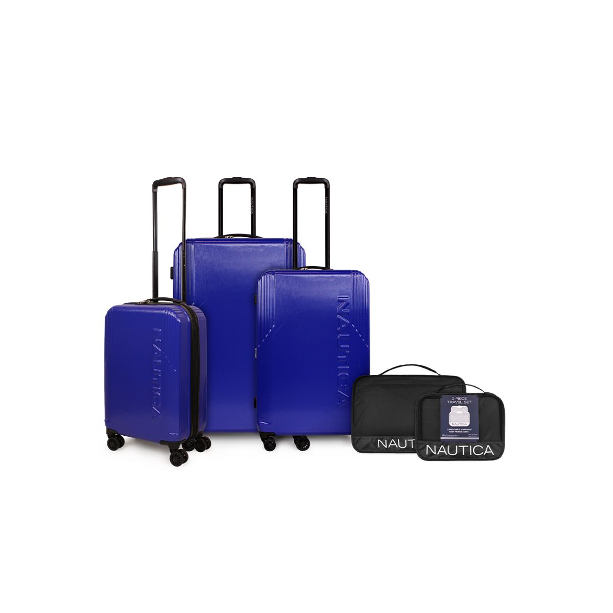 NAUTICA - Set Nautica 3 Maletas Hope S+M+L + Organizador