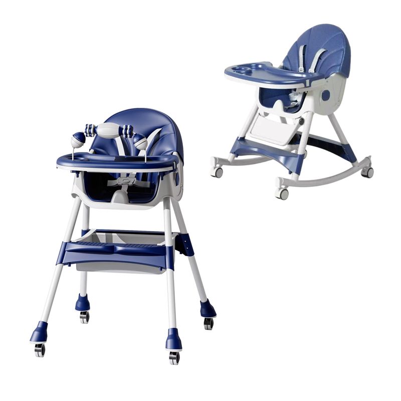 ALPHA - Silla Comer Mecedora 2 En 1 Bebe Reclinable Safe Baby