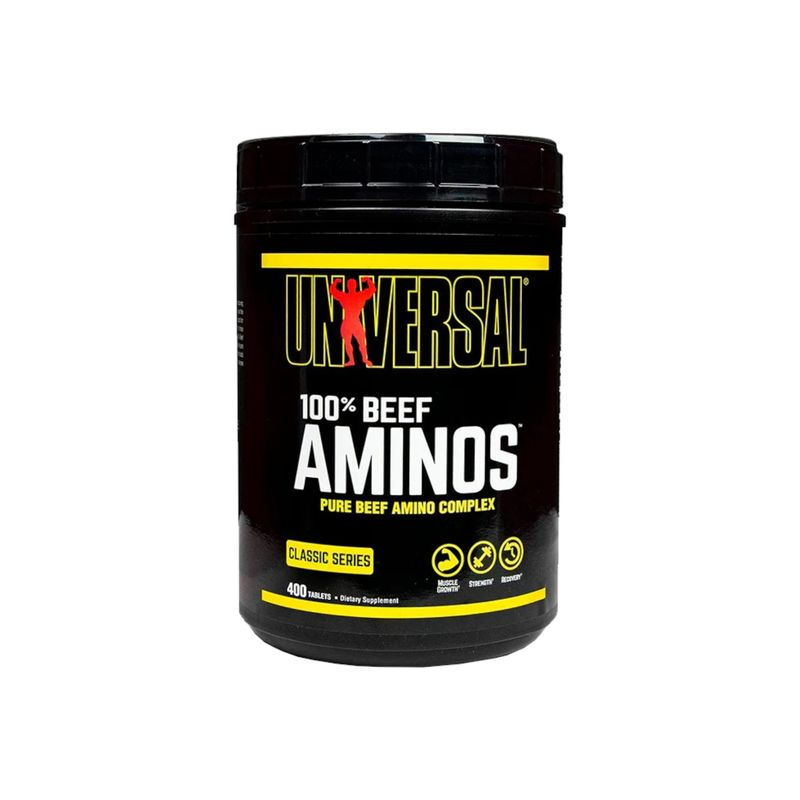 UNIVERSAL NUTRITION - 100% BEEF AMINO 400 TABLETAS - UNIVERSAL