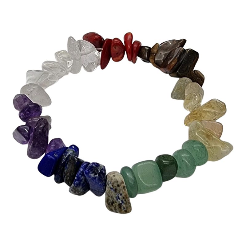 GENERICO - Pulsera 7 Chakras Piedras Naturales Energética.
