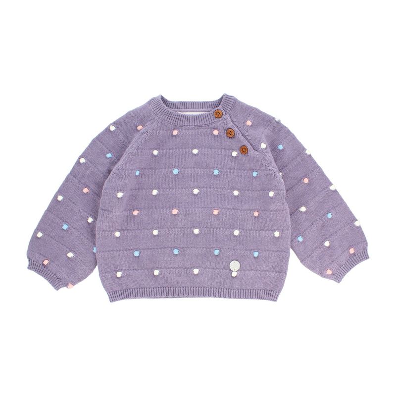 BUBBLE GUMMERS - Sweater Bebé Bubblegummers Madrid Lila