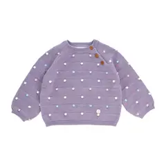 BUBBLE GUMMERS - Sweater Bebé Bubblegummers Madrid Lila