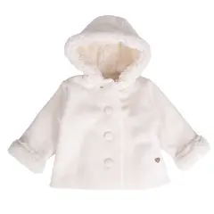 PILLIN - Chaqueta Bebe Crudo PVB835-25CRU - Blanco