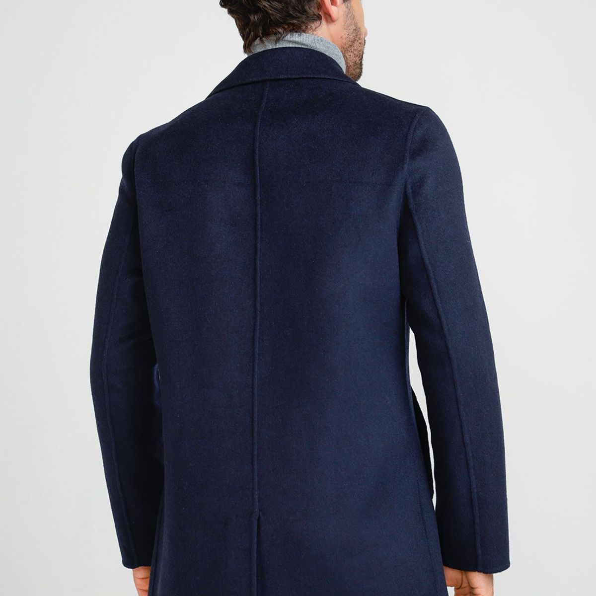 PERRY ELLIS - Abrigo Hombre Lana Navy