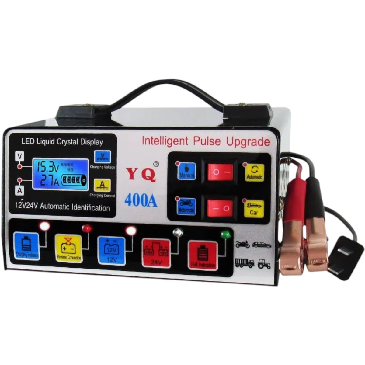 IRM - Cargador Bateria Automotriz Inteligente Coche Moto IRM