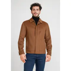 PERRY ELLIS - Chaqueta Hombre Lana Camel