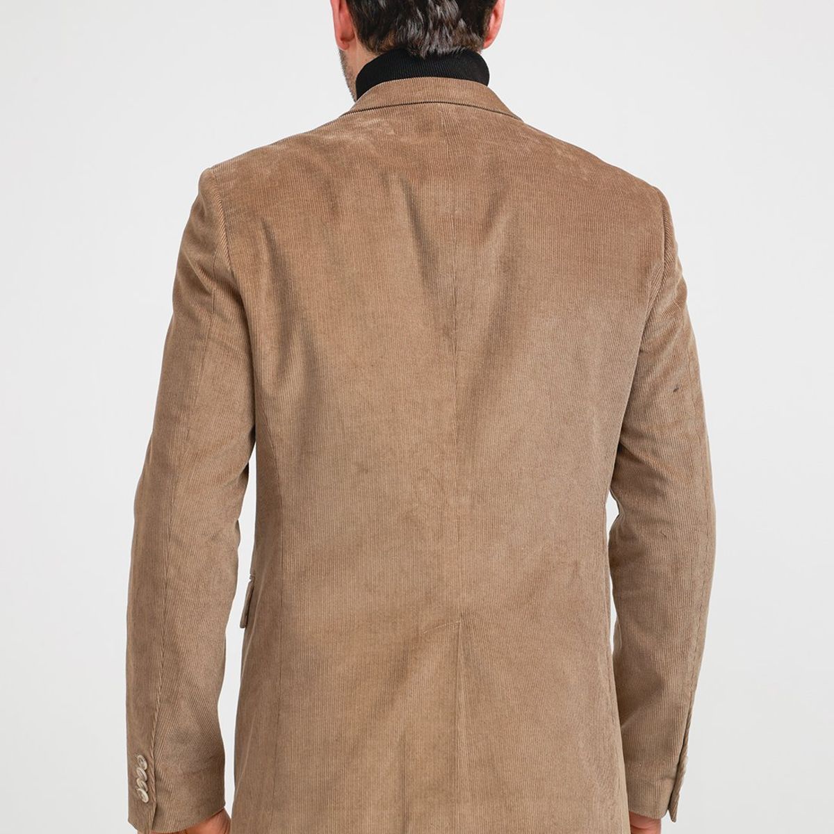 PERRY ELLIS - Chaqueta Hombre Cotelé Taupe