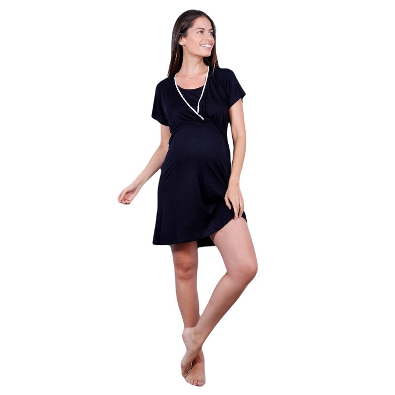 MADREMIA - Camisa de dormir Maternal Lactancia Margarita Madremia