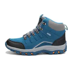 SHANDIAN - Zapatillas de Trekking para hombres Azul