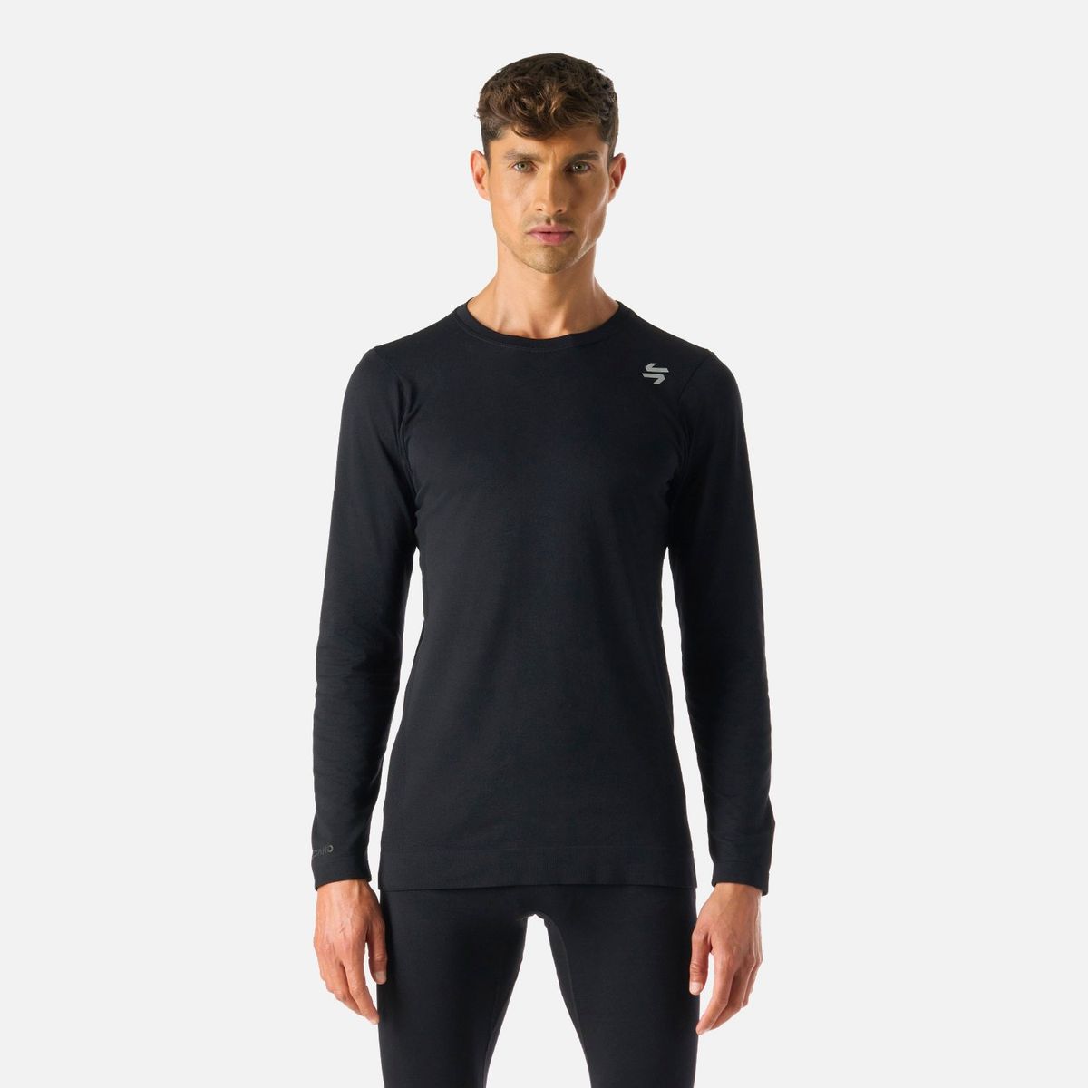 VULCANO - Primera Capa Hombre Built To Move Warm Shield Top Negro