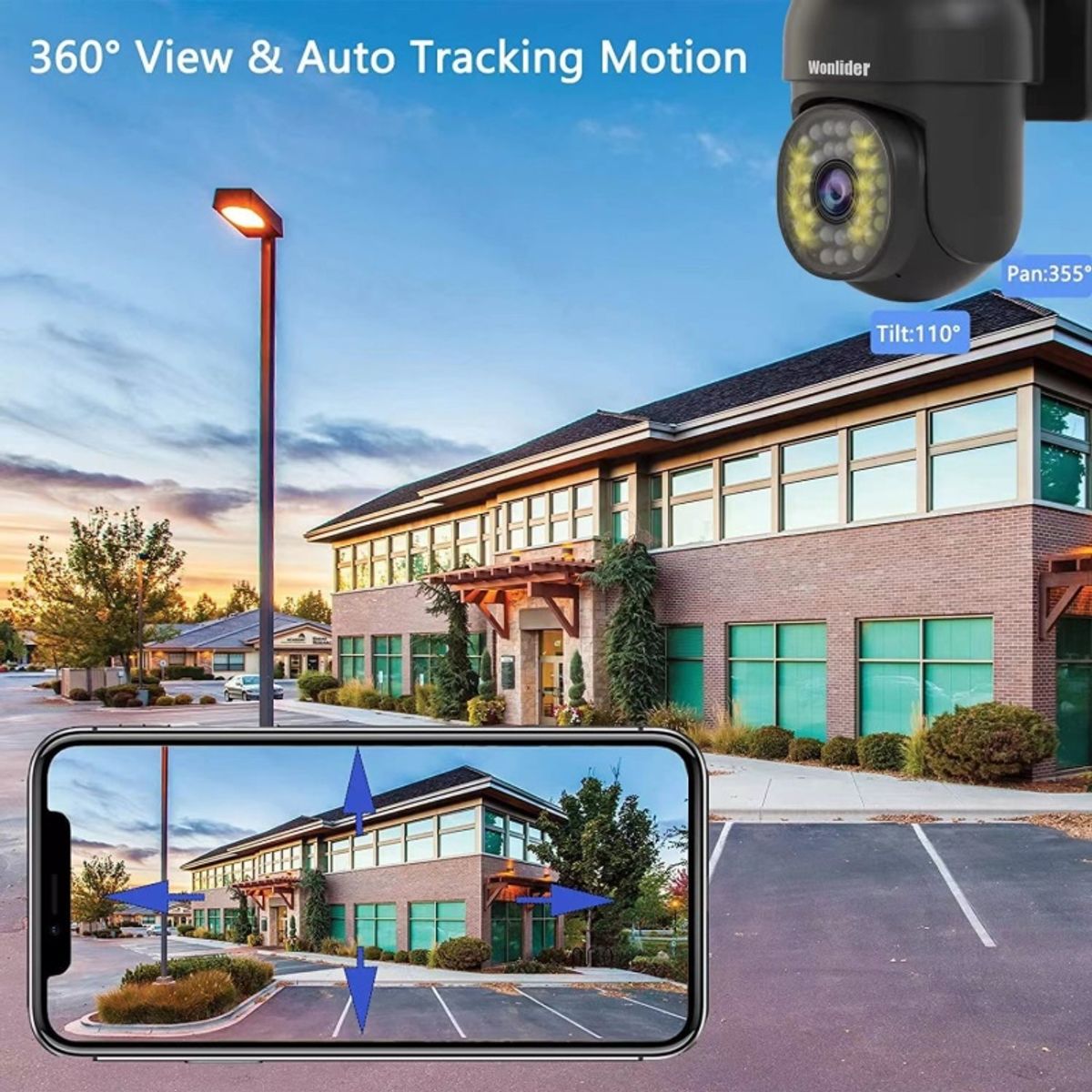 PUREPOWER - 2 Cámara De Seguridad WiFi HD 1080P con 2 32G cardPara Bebe