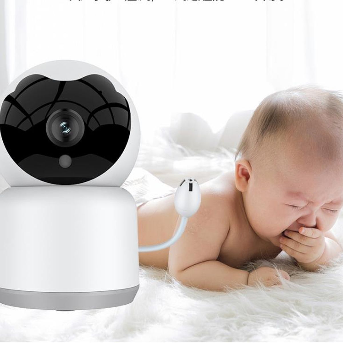 PUREPOWER - Monitor de bebé WiFi para seguridad para el hogar